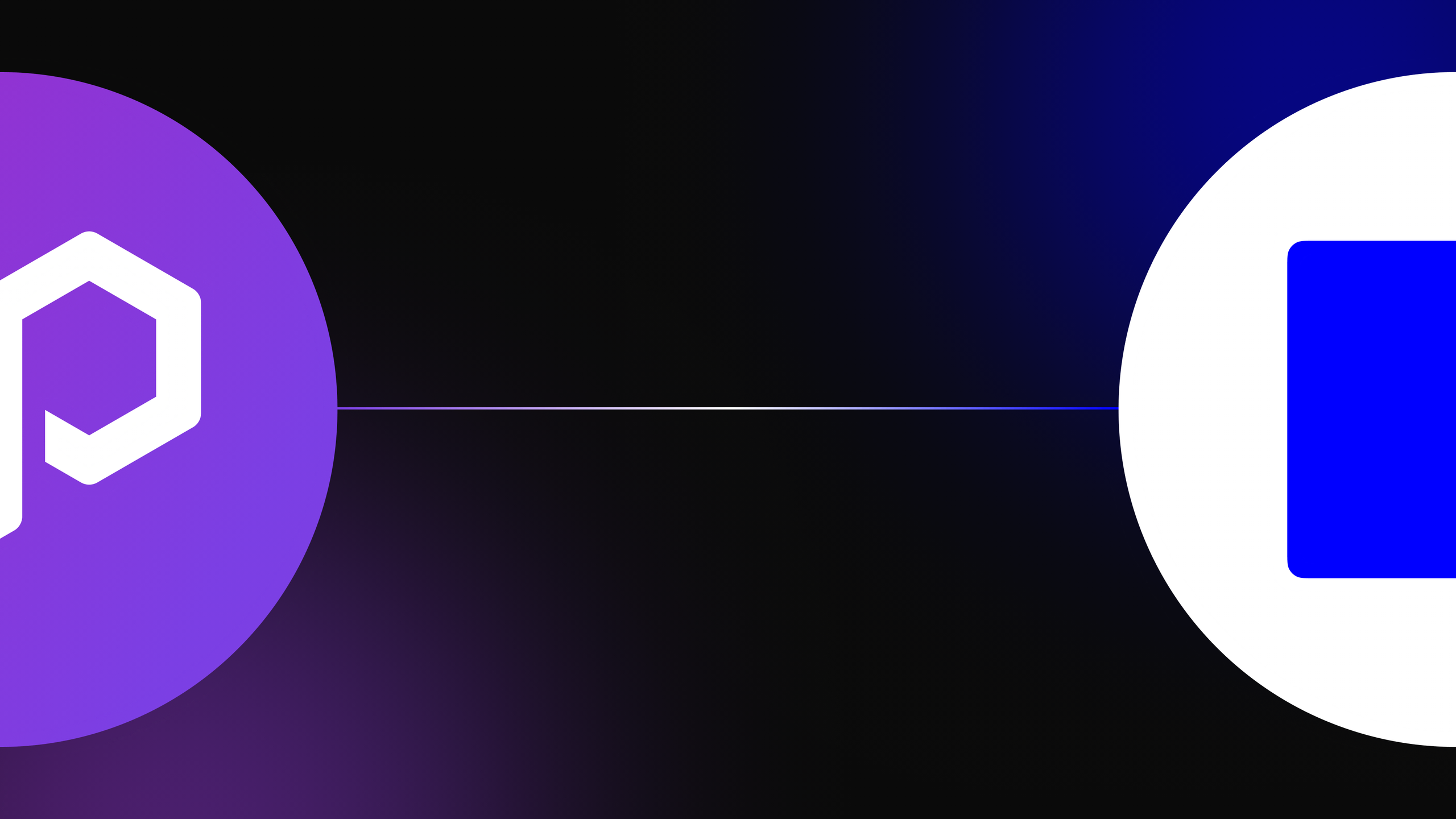 The community migration announcement graphic — the Planet IX mark on Polygon connected across to Base.