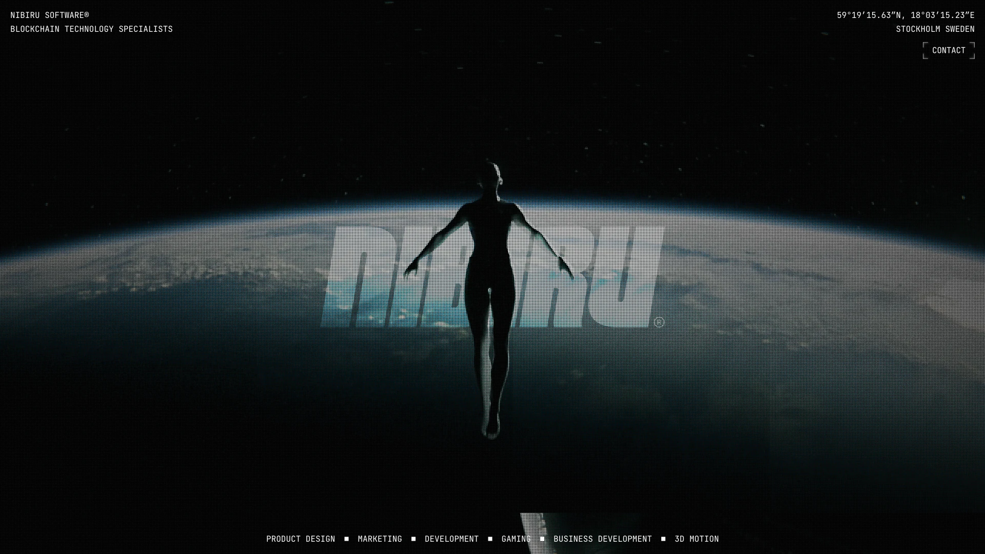 Nibiru company site, designed and built in Framer.